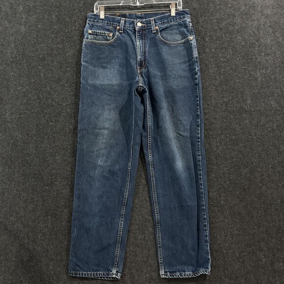 Vintage Levis 550 Jeans Men's 33x30 Blue Relaxed Fit Straight Leg Denim - Picture 1 of 11